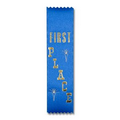1st Place 2"x8" Stock Lapel Award Ribbon (Pinked)